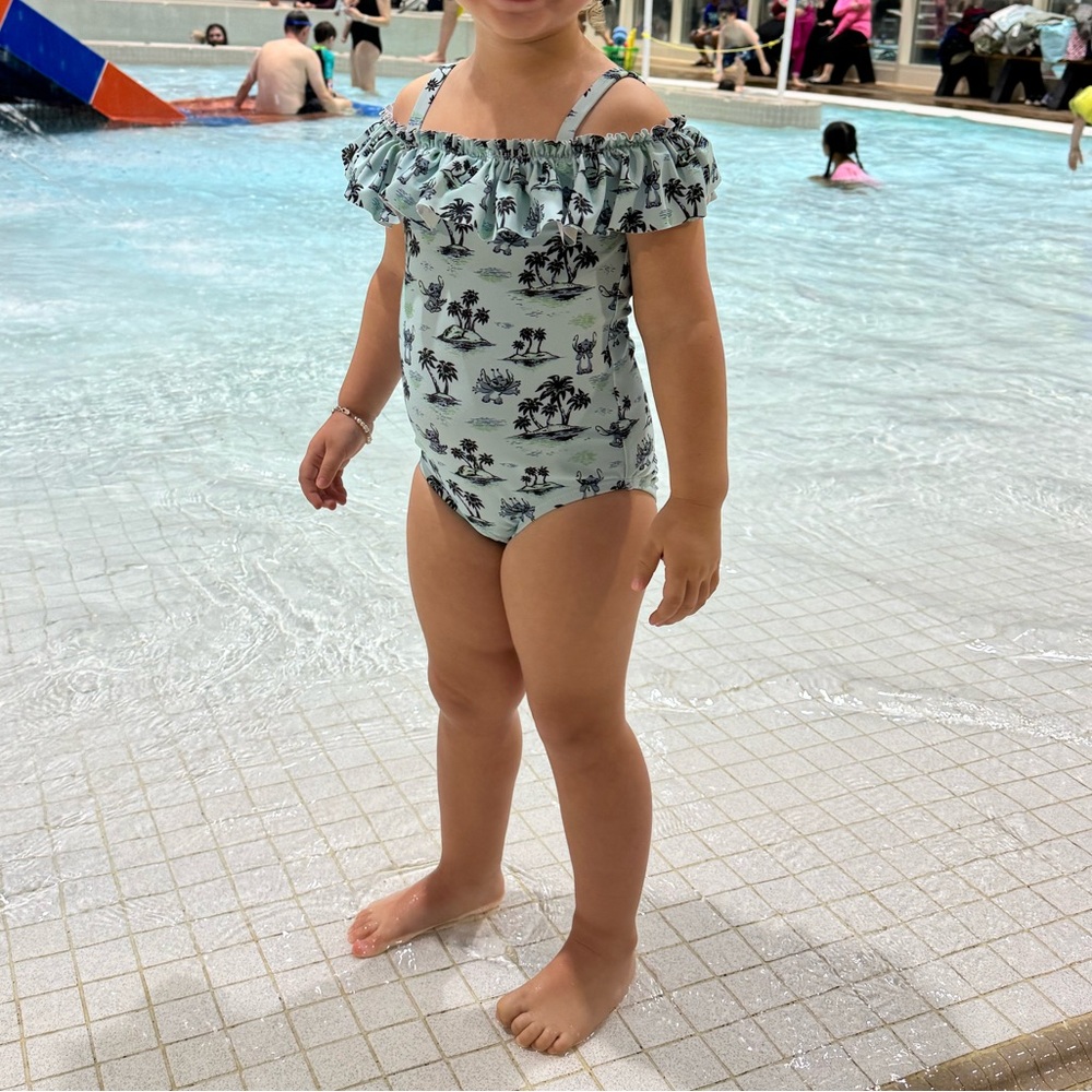 DISNEY | Stitch Swimsuit for Girls - 4 Toddler
